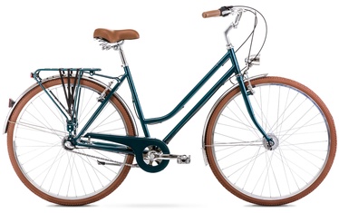 Велосипед городской Romet Vintage Classic D, 28 ″, L рама, коричневый/зеленый