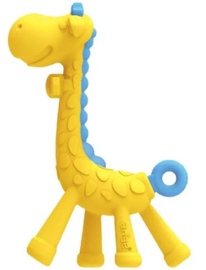 Närimisrõngas Edison Mama Giraffe, sinine/kollane