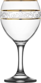 Veiniklaaside komplekt Gold lines, klaas, 0.26 l, 6 tk