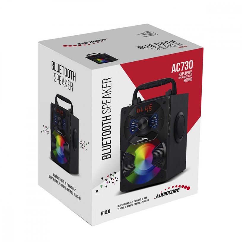 Juhtmevaba kõlar Audiocore AC730, must, 11 W