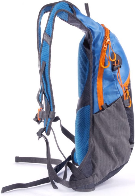 Tūristu mugursoma Spokey Traverse Bicycle, oranža/pelēka/gaiši zila, 7 l
