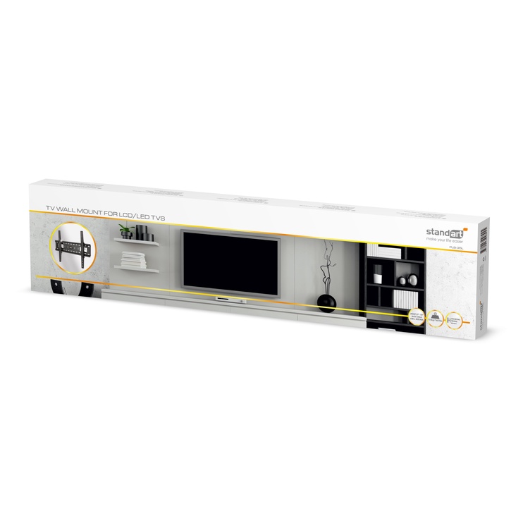 Teleri seinakinnitus Standart PLB-35L, 37-70", 75 kg