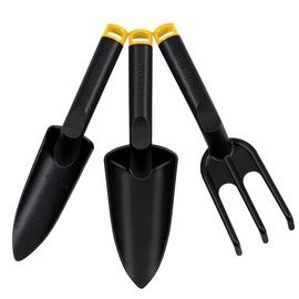 Инструмент Truper Gardening Tool Set, cталь, черный, 3 шт.