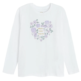 Krekls ar garām piedurknēm, meitenēm Cool Club CCG2711793, balta, 92 cm