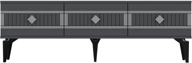 TV-laud Kalune Design Nora, hõbe/antratsiit, 150 cm x 30 cm x 45.6 cm