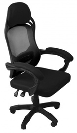 Biroja krēsls Top E Shop Oscar, 61 x 64 x 115 - 125 cm, melna