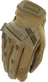 Darba cimdi pirkstaiņi Mechanix Wear M-Pact Coyote MPT-72-010, tekstilmateriāls/ādas imitācija/neilons, brūna, L, 2 gab.
