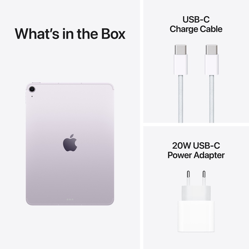 Планшетный компьютер Apple iPad Air M3 Wi-Fi + Cellular, 11″, 8GB/128GB, 5G, purple