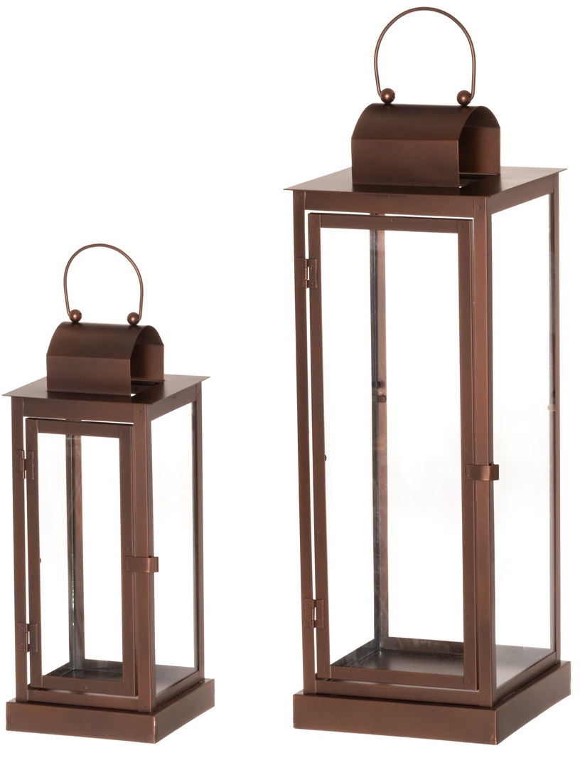 Laternate komplekt 4Living, teras, pronksivärvi, 2 tk