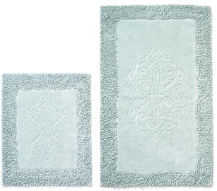 Vannasistabas paklājiņu komplekts Foutastic COTTONKT000039, zaļa, 100 cm x 60 cm