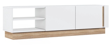 TV-laud Kalune Design Camillo, valge/sonoma tamm, 1600 mm x 350 mm x 450 mm