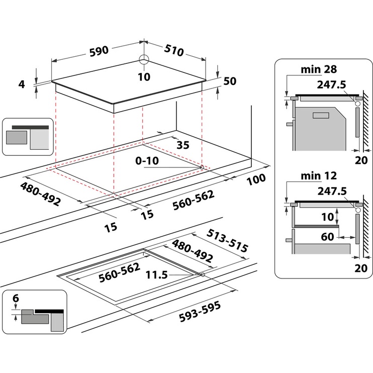 Индукционная плита Whirlpool WL B6860 NE/S