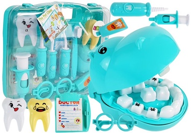 Rotaļlietu ārsta komplekts LEAN Toys The Pet Clinic Hippo