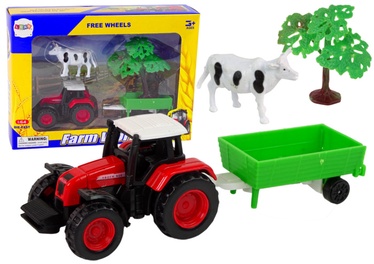 Žaislinis traktorius Lean Toys Farm World 13291, įvairių spalvų