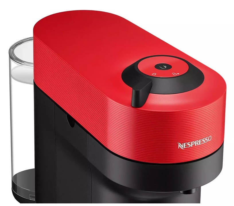 Капсульная кофемашина Krups Nespresso Vertuo Pop XN9205, черный/красный