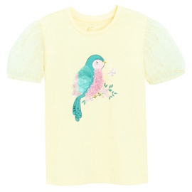T-krekls pavasaris/vasara, meitenēm Cool Club CCG2811355, dzeltena, 122 cm