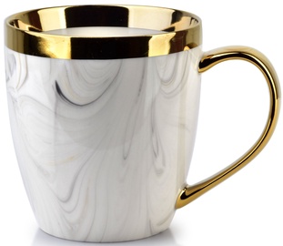 Krūzīte AffekDesign Georgia Gold, zelta pelēka, 0.480 l