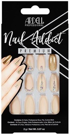 Накладные ногти Ardell Nail Addict Premium Nude Jeweled, 27 шт.