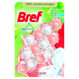 Tualetes poda tīrīšanas līdzeklis-atsvaidzinātājs Bref Pro Nature, 0.15 g, 3 gab.