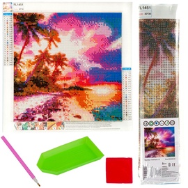 Deimantinė mozaika Martom Beach TG64203-11, įvairių spalvų