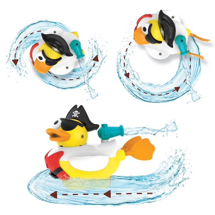 Rotaļu dzīvnieks Yookidoo Jet Duck Create A Pirate, daudzkrāsaina, 15 gab.