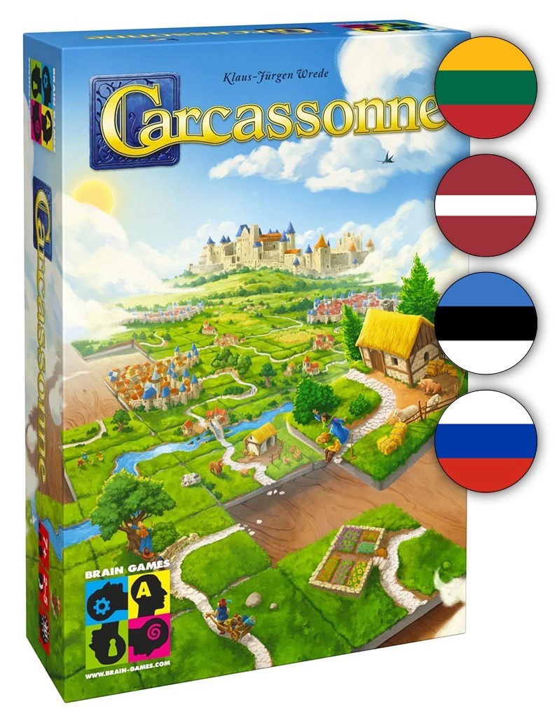 Настольная игра Brain Games Carcassonne Baltic - Ksenukai.lv