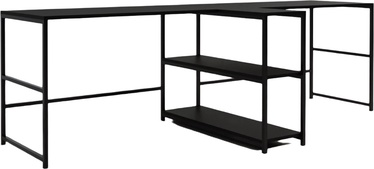 Galds Kalune Design Buyuk Boy Ikili Calisma Masasi L193, melna