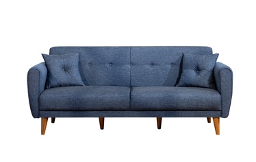 Dīvāns Hanah Home Aria, zila, 80 x 205 x 85 cm
