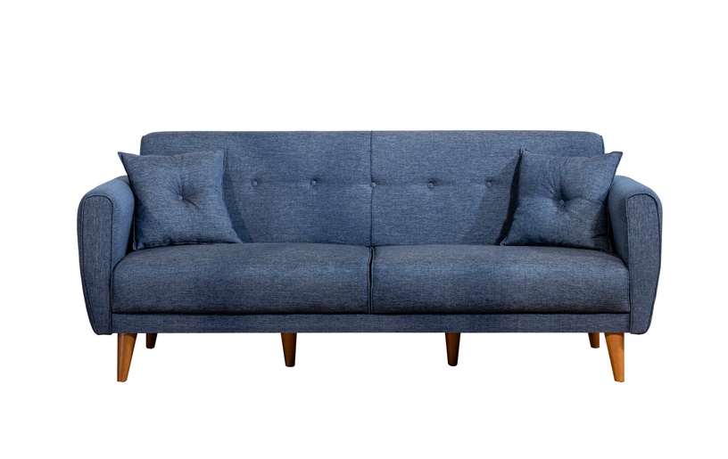 Dīvāns Hanah Home Aria, zila, 80 x 205 x 85 cm