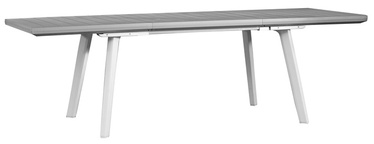 Lauko stalas Keter Harmony Extendable, pilkas/šviesiai pilka, 162 - 241 cm x 100.5 cm x 74 cm