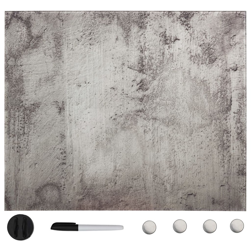 Магнитная стеклянная доска VLX 285385, 40 см x 40 см