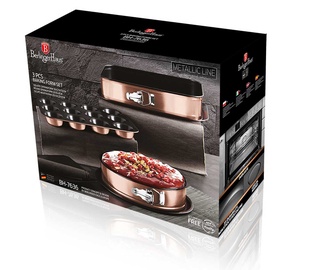 Küpsetusvorm Berlinger Haus Metallic Line, 39 cm x 27 cm, kuldne/must, 3 tk