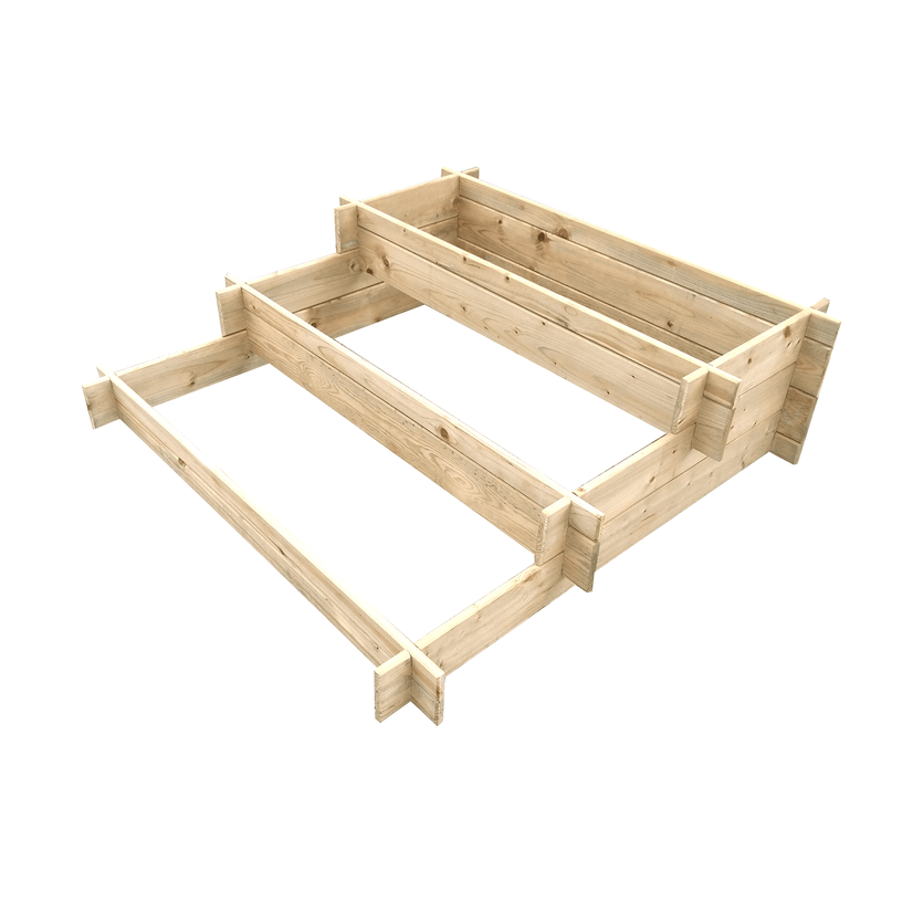 Paceļama dobe "Pakāpieni" 4IQ, 100 cm x 100 cm x 30 cm