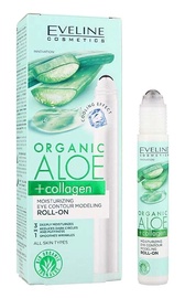 Acu gēls Eveline Organic Aloe + Collagen, 15 ml, sievietēm