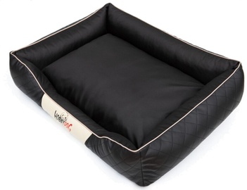 Guļvieta mājdzīvniekiem Hobbydog Perfect, melna/bēša, 125 cm x 98 cm, R5