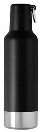 Бутылочка Maku, черный, нержавеющая сталь, 0.5 л