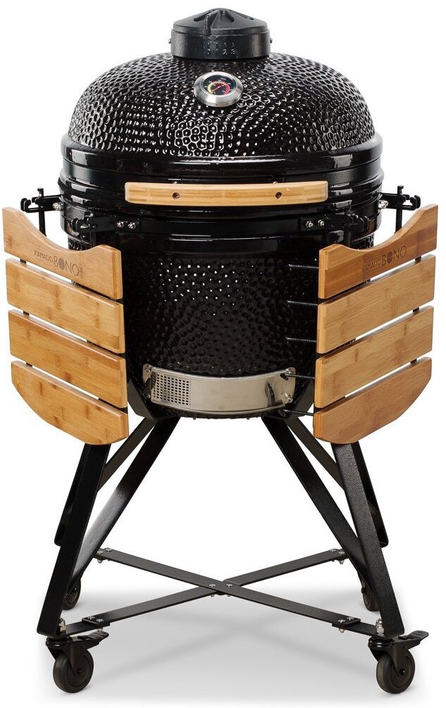 Grill Kamado Bono Media, must, 52 cm