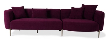3-vietīgs dīvāns Hanah Home Macaroon, fuksīna (magenta), 106 x 273 cm x 70 cm