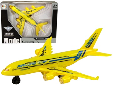 Игрушечный самолет Lean Toys Simulation Passenger Plane, 17 см