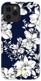 Чехол для телефона Kingxbar Blossom, Apple iPhone 12 mini, белый/темно-синий