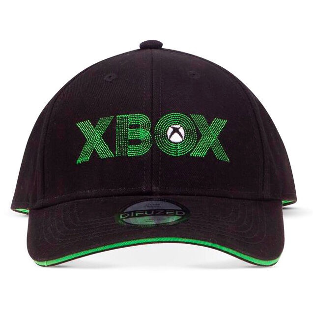 Cepure, vīriešu Difuzed Xbox, melna/zaļa, Universāls