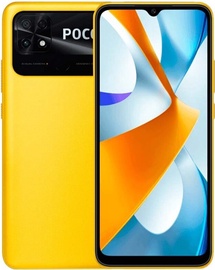 Mobiiltelefon Poco C40, kollane, 4GB/64GB