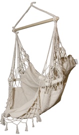 Sėdimas hamakas Besk Hammock 77894, smėlio, 150 cm