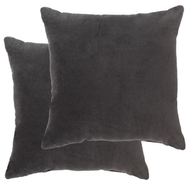 Dekoratiivne padi VLX Cushions 284042, hall, 450 mm x 450 mm, 2 tk