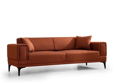 Dīvāns-gulta Atelier Del Sofa Horizon, sarkana, 230 x 95 cm x 77 cm