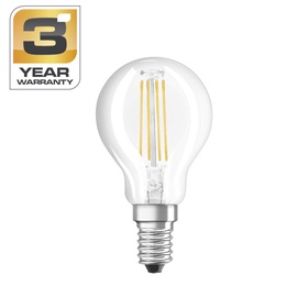 Лампочка Standart LED, теплый белый, E14, 4.3 Вт, 470 лм