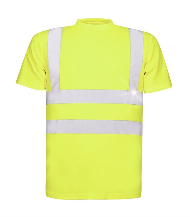 T-krekls Ardon REF101 HI-VIZ REF102, dzeltena, kokvilna/poliesters, XL izmērs