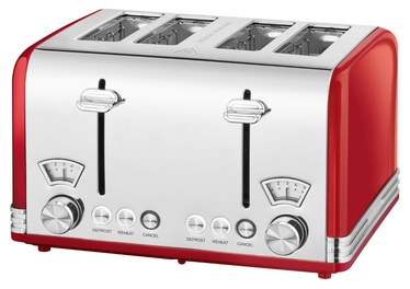 Tosteris Proficook Vintage PC-TA 1194, sudraba/sarkana