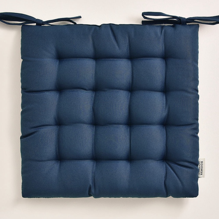 Krēslu spilveni Room99 Aura, tumši zila, 400 mm x 400 mm