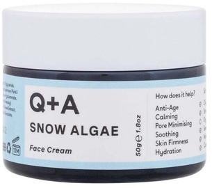Sejas krēms sievietēm Q+A Snow Algae, 50 ml